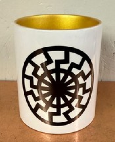 Tasse - gold - Schwarze Sonne Tasse - gold - Schwarze Sonne