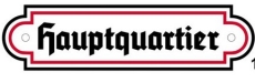 Emailleschild - Sonderformat - Hauptquartier - SWR Emailleschild - Sonderformat - Hauptquartier - SWR