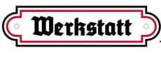 Emailleschild - Sonderformat - Werkstatt - SWR Emailleschild - Sonderformat - Werkstatt - SWR