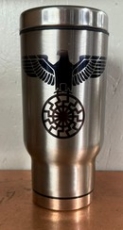 Thermobecher - Reichsadler - Schwarze Sonne- 470ml