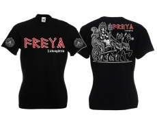 Frauen T-Shirt - Liebesgöttin - klassisch + Ärmeldruck Frauen T-Shirt - Liebesgöttin - klassisch + Ärmeldruck
