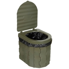 Campingtoilette - faltbar - oliv Campingtoilette - faltbar - oliv
