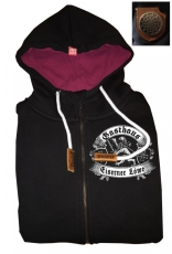 Premium - Frauen Kapuzenjacke - Eiserner Löwe - Gold gab ich für Eisen - schwarz +++NUR WENIGE DA+++ Premium - Frauen Kapuzenjacke - Eiserner Löwe - Gold gab ich für Eisen - schwarz +++NUR WENIGE DA+++
