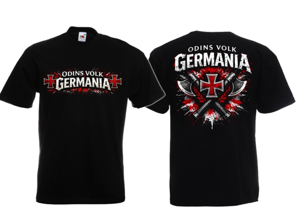 Frauen T-Shirt - Odins Volk Germania - schwarz Frauen T-Shirt - Odins Volk Germania - schwarz