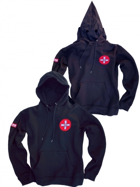 Premium Kapuzenpullover KKK mit Maskefunktion - schwarz - +++RAUSVERKAUF+++ Premium Kapuzenpullover KKK mit Maskefunktion - schwarz - +++RAUSVERKAUF+++