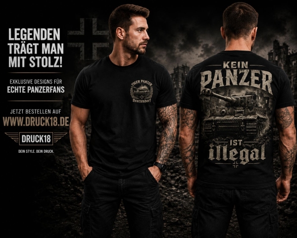 Frauen T-Shirt - Tiger Panzer Brattendorf - Kein Panzer ist Illegal Frauen T-Shirt - Tiger Panzer Brattendorf - Kein Panzer ist Illegal