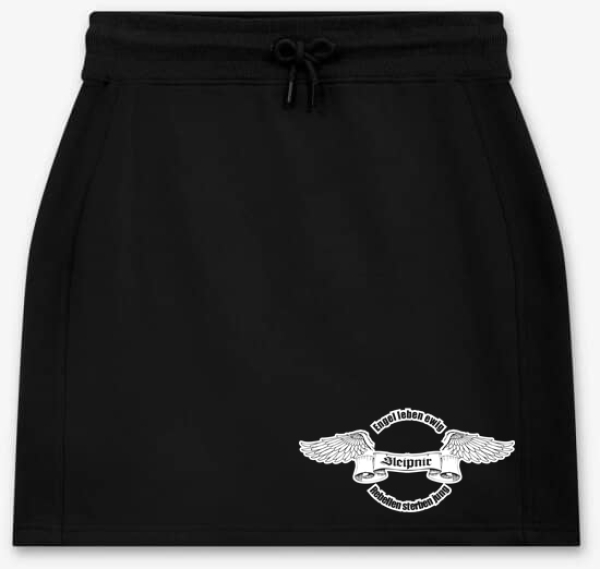 Frauen - Rock - kurz - Sleipnir - Engel leben ewig - Rebellen sterben jung - schwarz Frauen - Rock - kurz - Sleipnir - Engel leben ewig - Rebellen sterben jung - schwarz