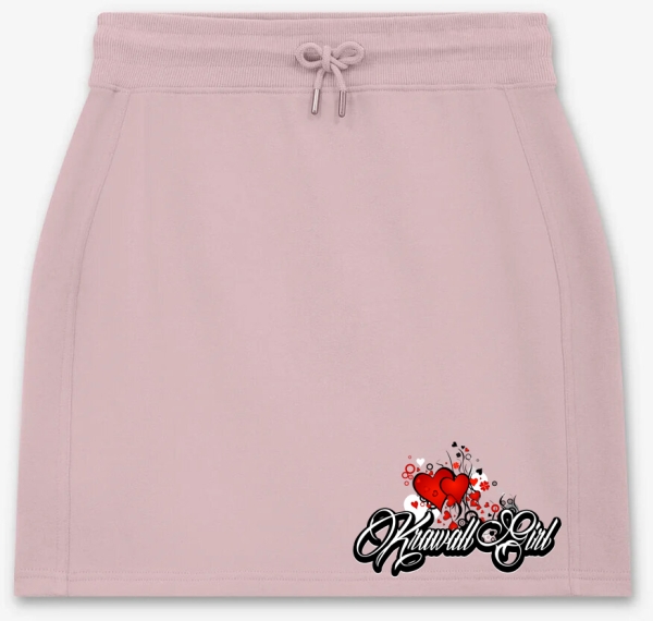 Frauen - Rock - kurz - Krawallgirl - Motiv 3-1 - sueded miami pink Frauen - Rock - kurz - Krawallgirl - Motiv 3-1 - sueded miami pink