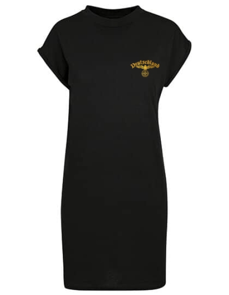 Kleid - Turtle Extended Shoulder Dress - Reichsadler - Deutschland - schwarz/gold Kleid - Turtle Extended Shoulder Dress - Reichsadler - Deutschland - schwarz/gold