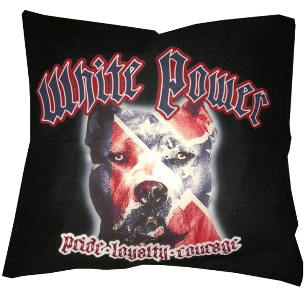 Kissen - White Power - Dog Face - Südstaaten Kissen - White Power - Dog Face - Südstaaten