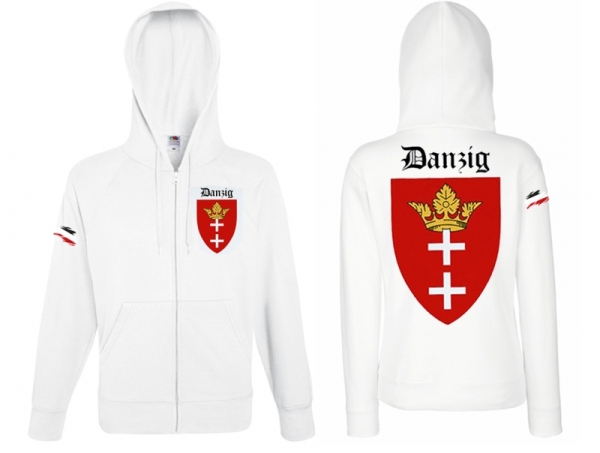 Kapuzenjacke - Danzig - weiß Kapuzenjacke - Danzig - weiß