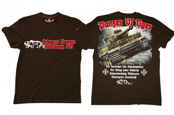 Premium Shirt - Schwere Panzer Abteilung 501 - braun Premium Shirt - Schwere Panzer Abteilung 501 - braun