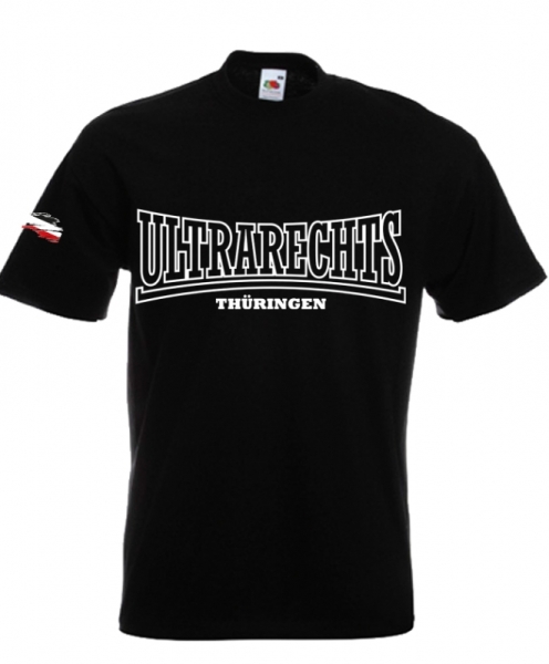 Frauen T-Shirt - Ultrarechts - Thüringen - schwarz Frauen T-Shirt - Ultrarechts - Thüringen - schwarz