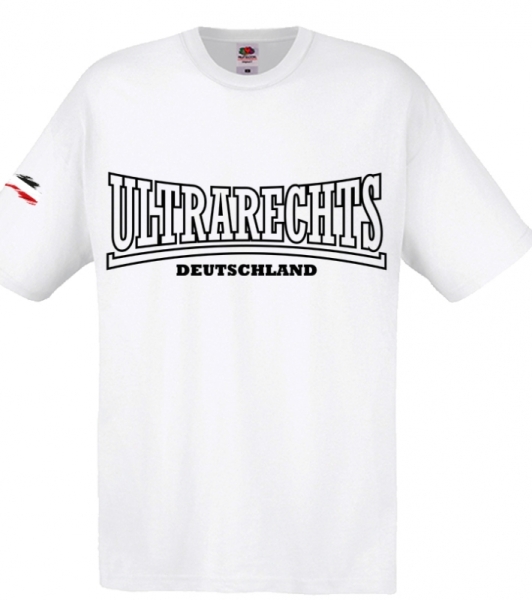 Frauen T-Shirt - Ultrarechts - Deutschland - weiß/schwarz Frauen T-Shirt - Ultrarechts - Deutschland - weiß/schwarz