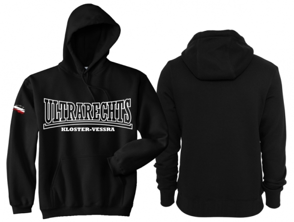 Kapuzenpullover - Ultrarechts - Kloster Vessra - schwarz Kapuzenpullover - Ultrarechts - Kloster Vessra - schwarz