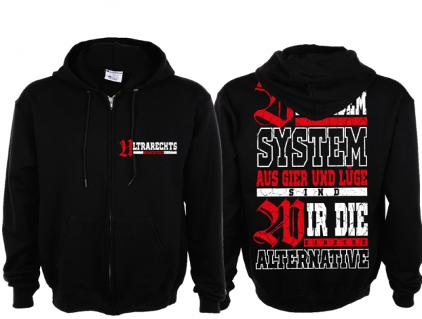 Frauen Kapuzenjacke - Ultrarechts Wunschdruck - Alternative Frauen Kapuzenjacke - Ultrarechts Wunschdruck - Alternative