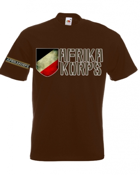 T-Hemd - Afrika Korps - braun - Motiv 3 T-Hemd - Afrika Korps - braun - Motiv 3
