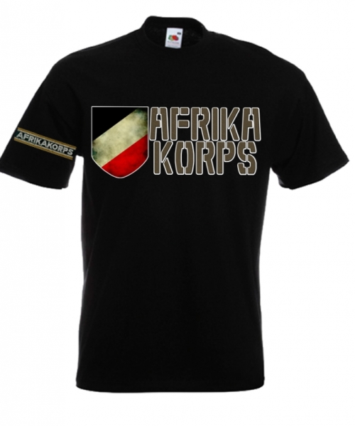 Frauen T-Shirt - Afrika Korps - schwarz - Motiv 3 Frauen T-Shirt - Afrika Korps - schwarz - Motiv 3