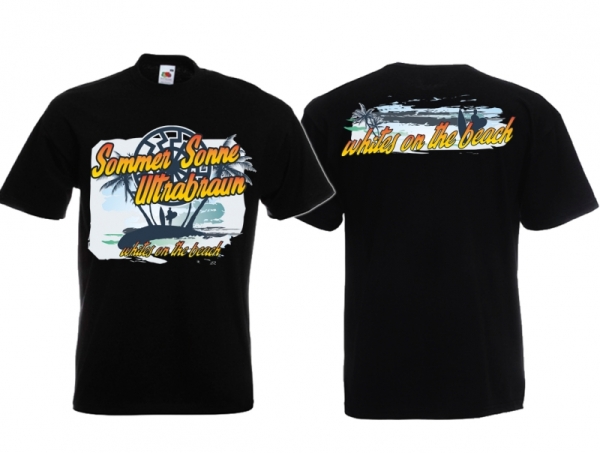 T-Hemd - Sommer - Sonne - Ultrabraun - schwarz T-Hemd - Sommer - Sonne - Ultrabraun - schwarz