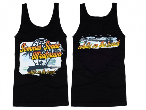 Muskelshirt/Tank Top - Sommer - Sonne - Ultrabaun - schwarz Muskelshirt/Tank Top - Sommer - Sonne - Ultrabaun - schwarz