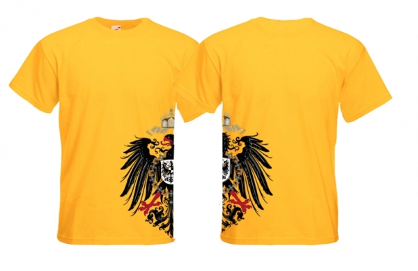 Frauen T-Shirt - alter Reichsadler - Motiv2 - gelb Frauen T-Shirt - alter Reichsadler - Motiv2 - gelb