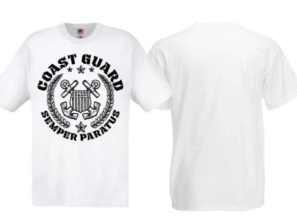 Frauen T-Shirt - Coastguard -weiß - Motiv2 Frauen T-Shirt - Coastguard -weiß - Motiv2