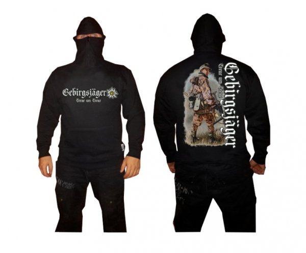 Ninja Kapuzenpullover - Gebirgsjäger Ninja Kapuzenpullover - Gebirgsjäger