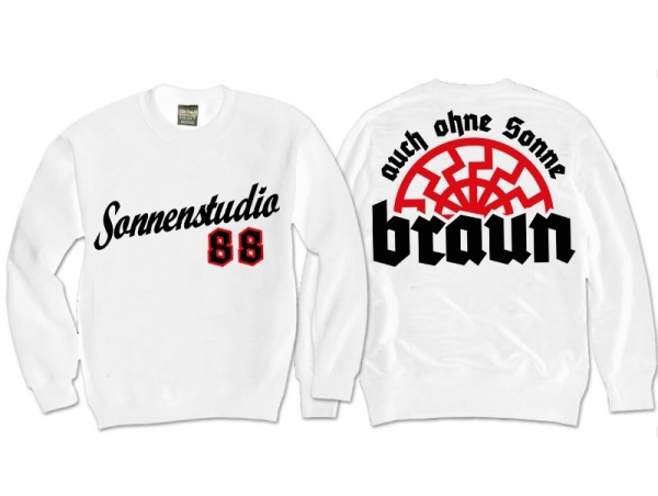 Pullover - Sonnenstudio 88 - weiß Pullover - Sonnenstudio 88 - weiß