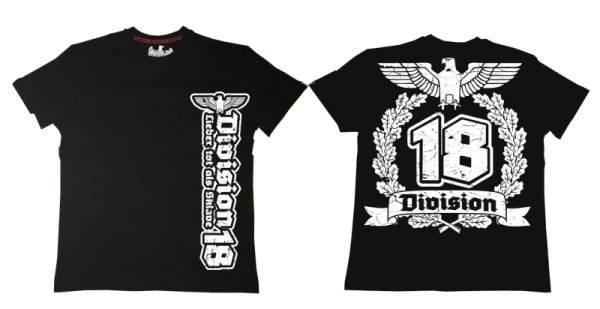 Premium Shirt - Division18 - Logo - schwarz Premium Shirt - Division18 - Logo - schwarz