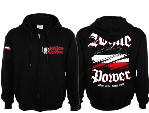 Kapuzenjacke - White Power - Motiv 2 - SWR Kapuzenjacke - White Power - Motiv 2 - SWR