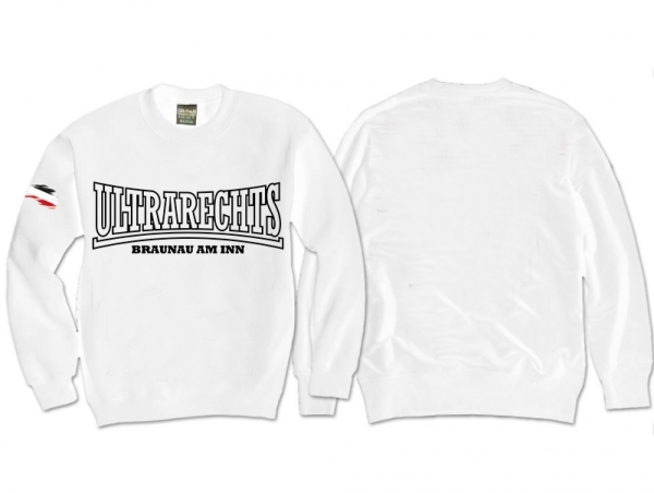 Pullover - Ultrarechts - Braunau am Inn - weiß Pullover - Ultrarechts - Braunau am Inn - weiß