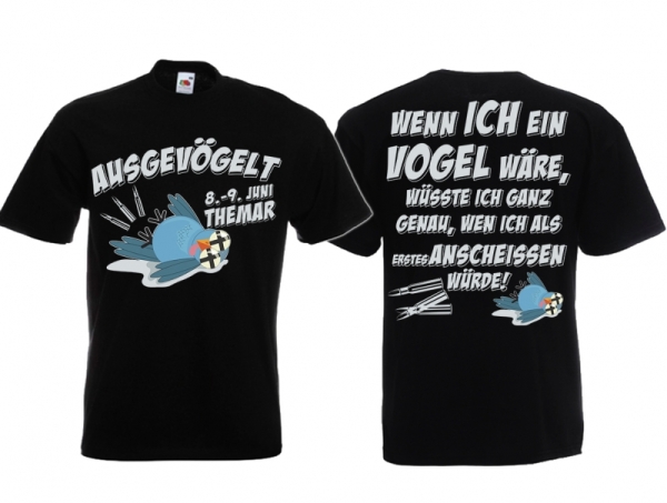T-Hemd - Themar - ausgevögelt T-Hemd - Themar - ausgevögelt