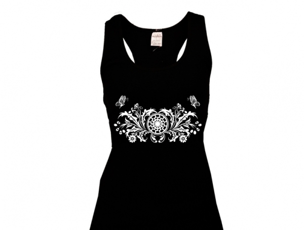 Frauen Top - Butterfly - Schwarze Sonne Frauen Top - Butterfly - Schwarze Sonne
