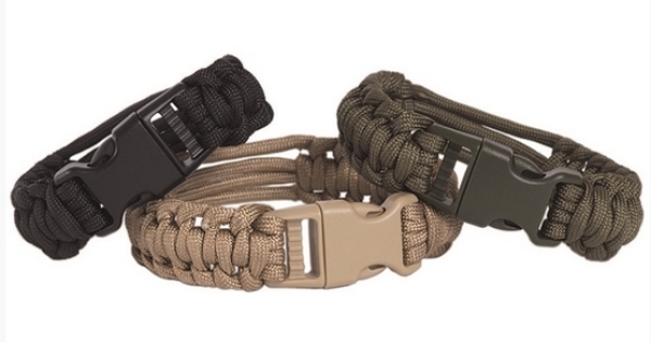 Uhren - Armband - Paracord - schwarz Uhren - Armband - Paracord - schwarz