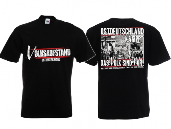 Frauen T-Shirt - Volksaufstand - Ostdeutschland Frauen T-Shirt - Volksaufstand - Ostdeutschland