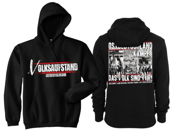 Kapuzenpullover - Volksaufstand - Ostdeutschland Kapuzenpullover - Volksaufstand - Ostdeutschland