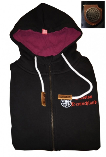 Druck18 Premium - Frauen Kapuzenjacke - Division 18 - gestickt Druck18 Premium - Frauen Kapuzenjacke - Division 18 - gestickt