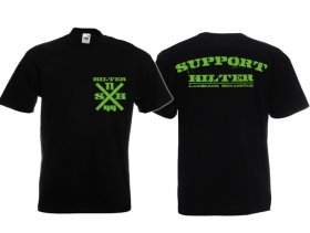 T-Hemd - Support Hilter - schwarz/grün T-Hemd - Support Hilter - schwarz/grün