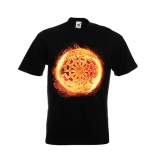 Frauen T-Shirt - Schwarze Sonne - brennend - Motiv 2 Frauen T-Shirt - Schwarze Sonne - brennend - Motiv 2