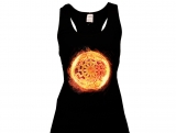 Frauen Top - Schwarze Sonne - brennend - Motiv 2 Frauen Top - Schwarze Sonne - brennend - Motiv 2