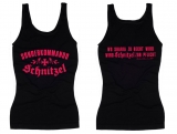 Frauen Top - Sonderkommando Schnitzel - schwarz/rosa Frauen Top - Sonderkommando Schnitzel - schwarz/rosa