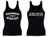 Frauen Top - Sonderkommando Schnitzel - schwarz/weiß Frauen Top - Sonderkommando Schnitzel - schwarz/weiß