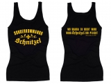 Frauen Top - Sonderkommando Schnitzel - schwarz/gold Frauen Top - Sonderkommando Schnitzel - schwarz/gold