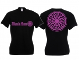 Frauen T-Shirt - Black Sun - schwarz/lila Frauen T-Shirt - Black Sun - schwarz/lila