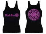 Frauen Top - Black Sun - schwarz/lila - Motiv 1 Frauen Top - Black Sun - schwarz/lila - Motiv 1