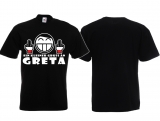 Frauen T-Shirt - Gruß an Greta - schwarz Frauen T-Shirt - Gruß an Greta - schwarz