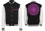 Frauen College Jacke - Black Sun - lila Frauen College Jacke - Black Sun - lila