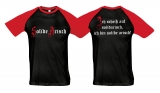 Raglan T-Shirt - Solide Arisch - schwarz/rot Raglan T-Shirt - Solide Arisch - schwarz/rot