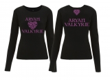 Frauen - Sweatshirt - Aryan Valkyrie - keltisches Herz - schwarz/lila Frauen - Sweatshirt - Aryan Valkyrie - keltisches Herz - schwarz/lila