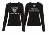 Frauen - Sweatshirt - Aryan Valkyrie - keltisches Herz - schwarz/weiß Frauen - Sweatshirt - Aryan Valkyrie - keltisches Herz - schwarz/weiß